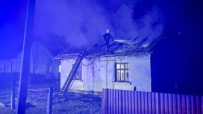 На Львівщині згорів житловий будинок
