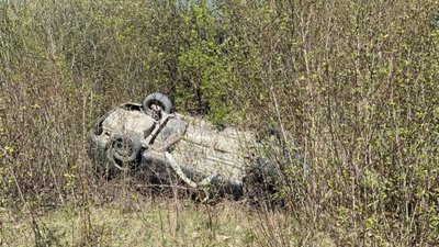 На Львівщині перекинувся автомобіль (ФОТО)