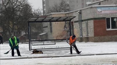 Як Львів прибирають від снігу (ФОТО)