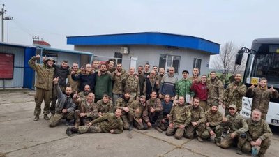 Україна повернула 45 воїнів ЗСУ