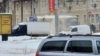 У Львові знову задимівся трамвай (ФОТО)