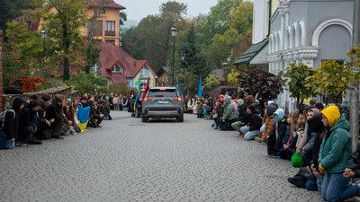 Трускавець провів в останню дорогу воїна Павла Рощупкіна