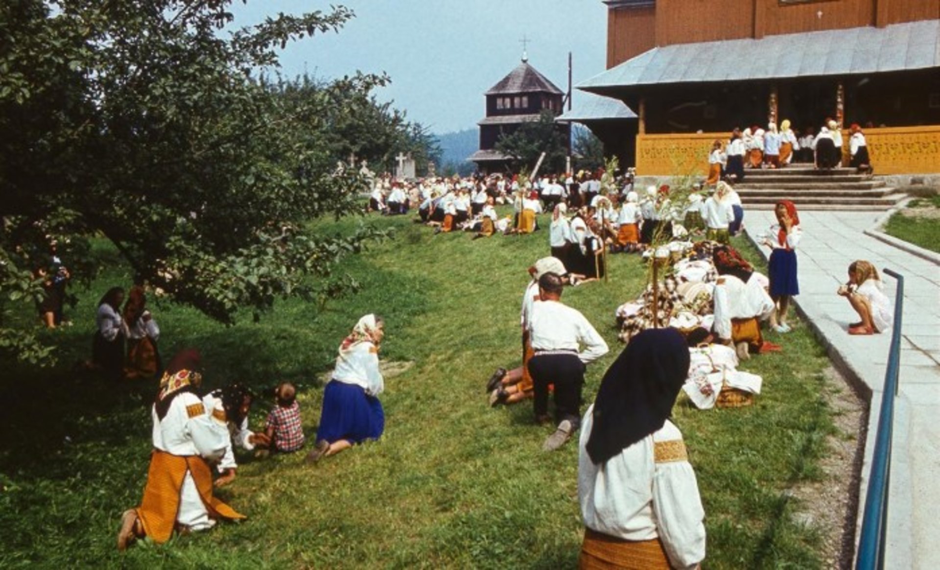Яблуневий Спас. Косів, 1962. Світлив Юліан Дорош, фото Фотографії старого Львова