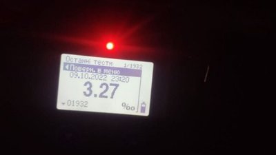 На Львівщині за добу впіймали 18 нетверезих водіїв