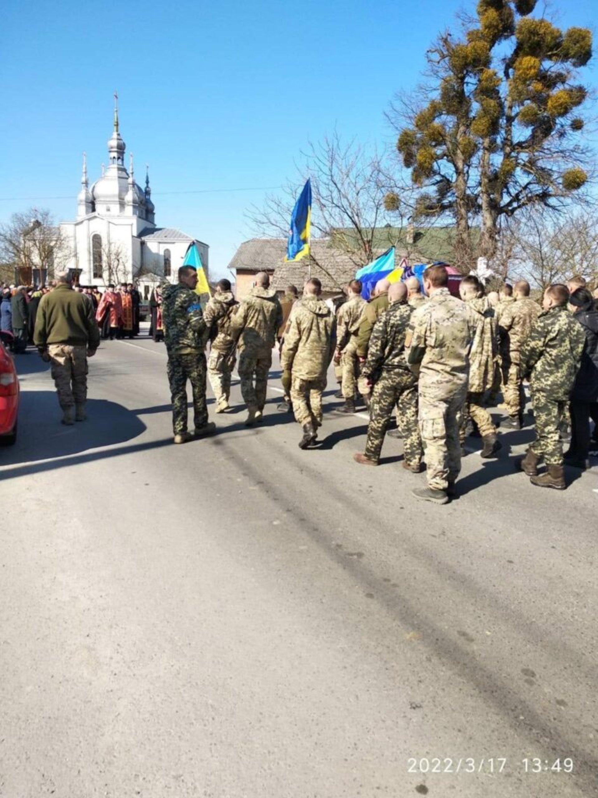 На Львівщині провели в останню путь ще одного Героя