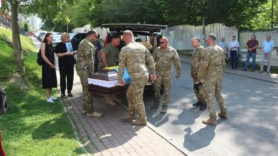 Трускавець зустрів тіло загиблого воїна-трускавчанина Володимира Барана