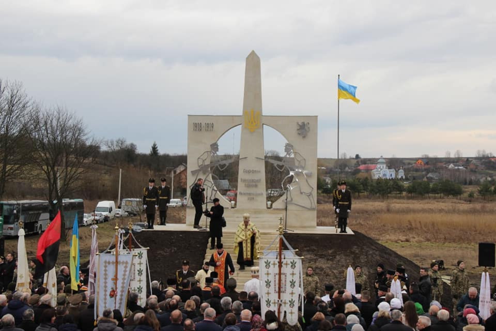 На Львівщині на місці Вовчухівської офензиви відкрили меморіа. Фото Ярослав Дубневич