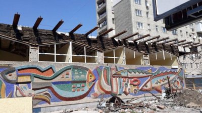 Скандальний забудовник запропонував реконструювати мозаїку «Океану» власним коштом