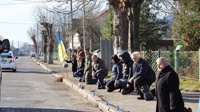 Борислав зустрів тіло захисника України (ФОТО)