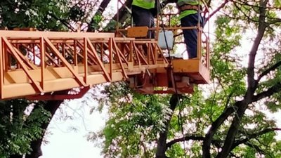 У Львові демонтували самовільно встановлені брами