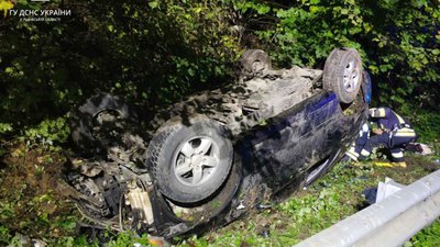 На Львівщині 18-річна водійка потрапила в ДТП (ФОТО)