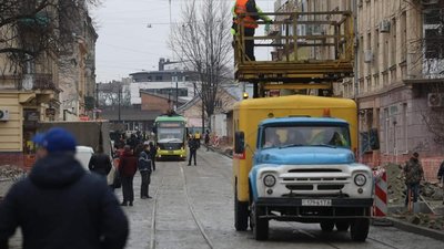 У Львові на Замарстинівській протестували рух трамваю (ФОТО, ВІДЕО)