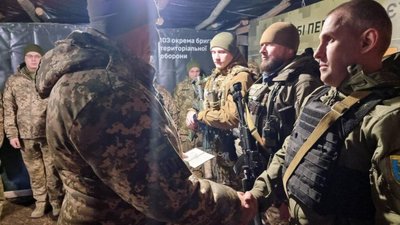 ​​Бійці 103 бригади тероборони отримали нагороди від Міністерства оборони України