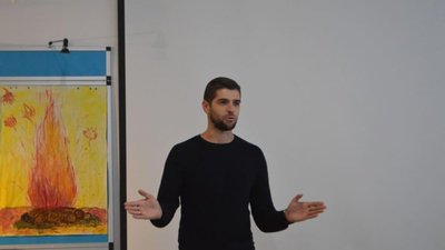 Слухайте і прислухайтеся до тих, які говорять, що у вас все вийде, - боєць АТО та успішний фермер Микола Стецьків зустрівся із молоддю Львівщини
