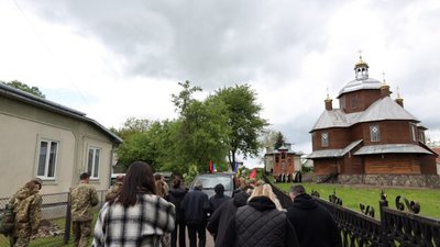 Бориславська громада попрощалась із Захисником Юрієм Радченком