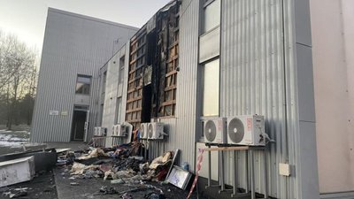 У Львові горів центр, де проживають переселенці