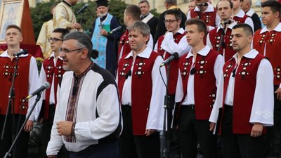 У День Незалежності «Дударик» виконав акафіст