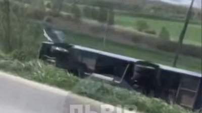 На Львівщині перекинулась маршрутка (ВІДЕО)