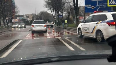 У Львові водій «Тойоти» скоїв наїзд на пішохода (ФОТО, ВІДЕО)