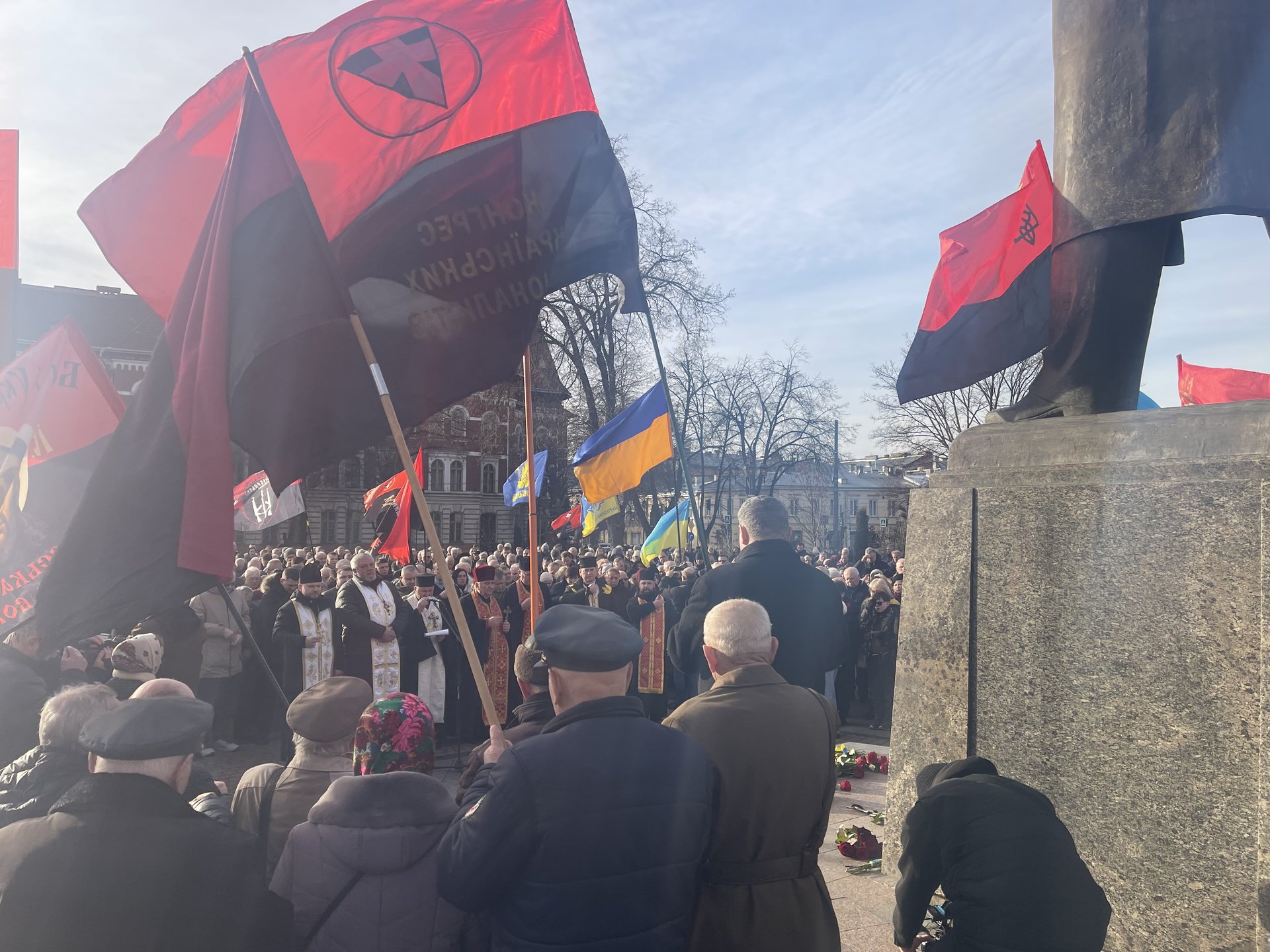 Львівщина вшанувала пам'ять Степана Бандери у 116-ту річницю від дня народження, фото Олег Довганик, Четверта студія