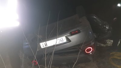 На Львівщині перекинувся автомобіль (ФОТО)