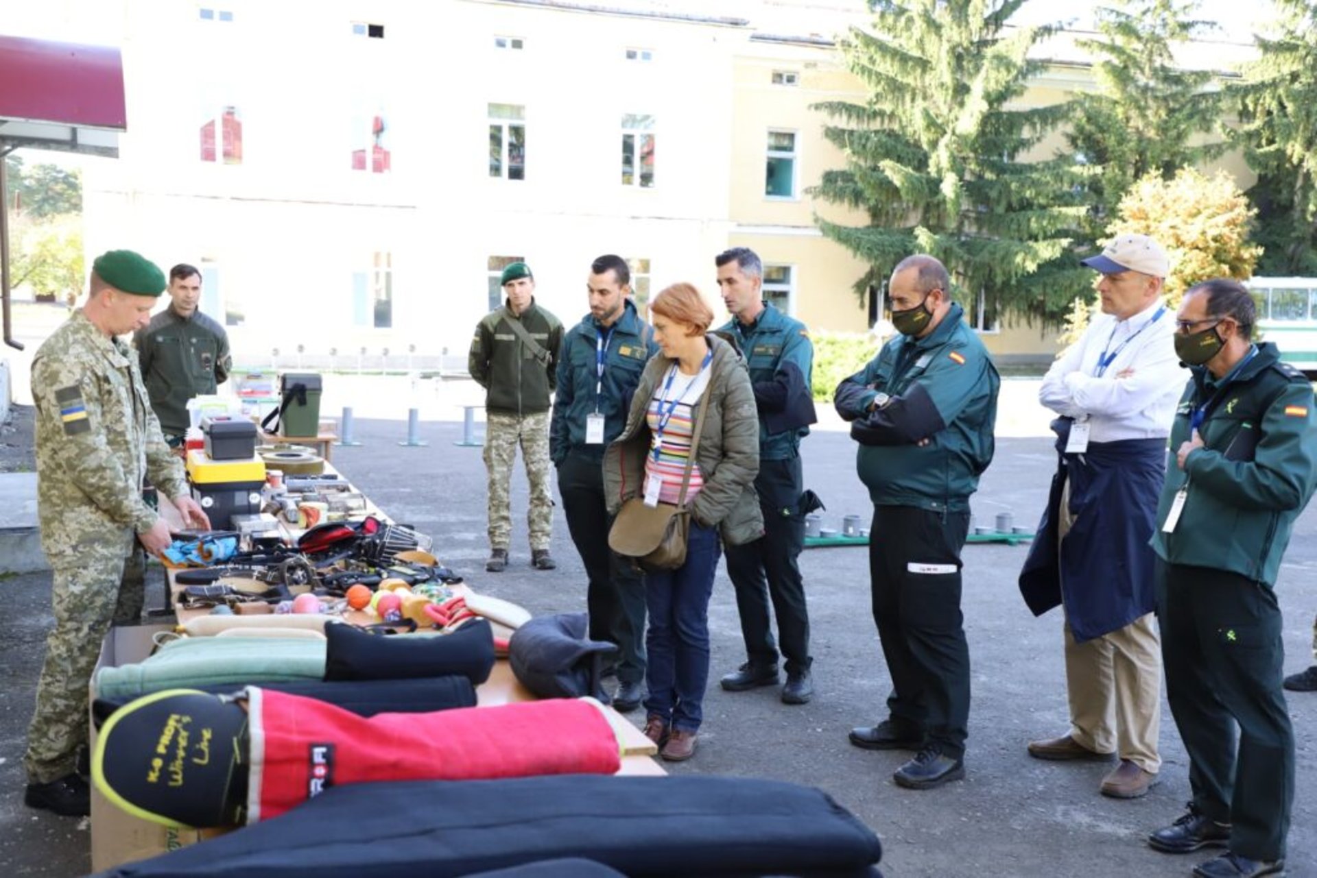 На Львівщині прикордонників відвідали представники цивільної гвардії Іспанії, фото ДПСУ