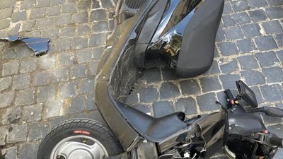 У Львові водій мопеда здійснив наїзд на велопатрульного: подробиці від поліції