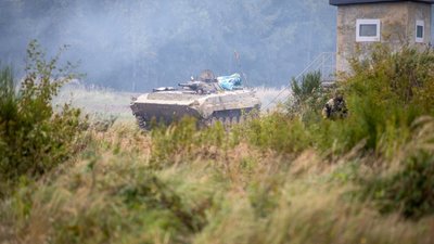 Національна гвардія блискуче відпрацювала бій у місті під час міжнаціональних навчань «Rapid Trident 2021» (ФОТО)