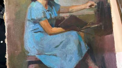 На кордоні з Польщею виявили картини 1950-х років