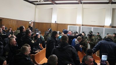У Апеляційному суді Львівської області силовики відпрацьовували дії конвойних нарядів (ФОТО)