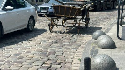 У центрі Львова зламалась карета