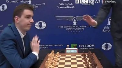 Польський гросмейстер Ян-Кшиштоф Дуда відмовився тиснути руку росіянину (ВІДЕО)