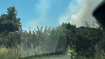 На Львівщині вздовж залізничних колій підпалили суху траву
