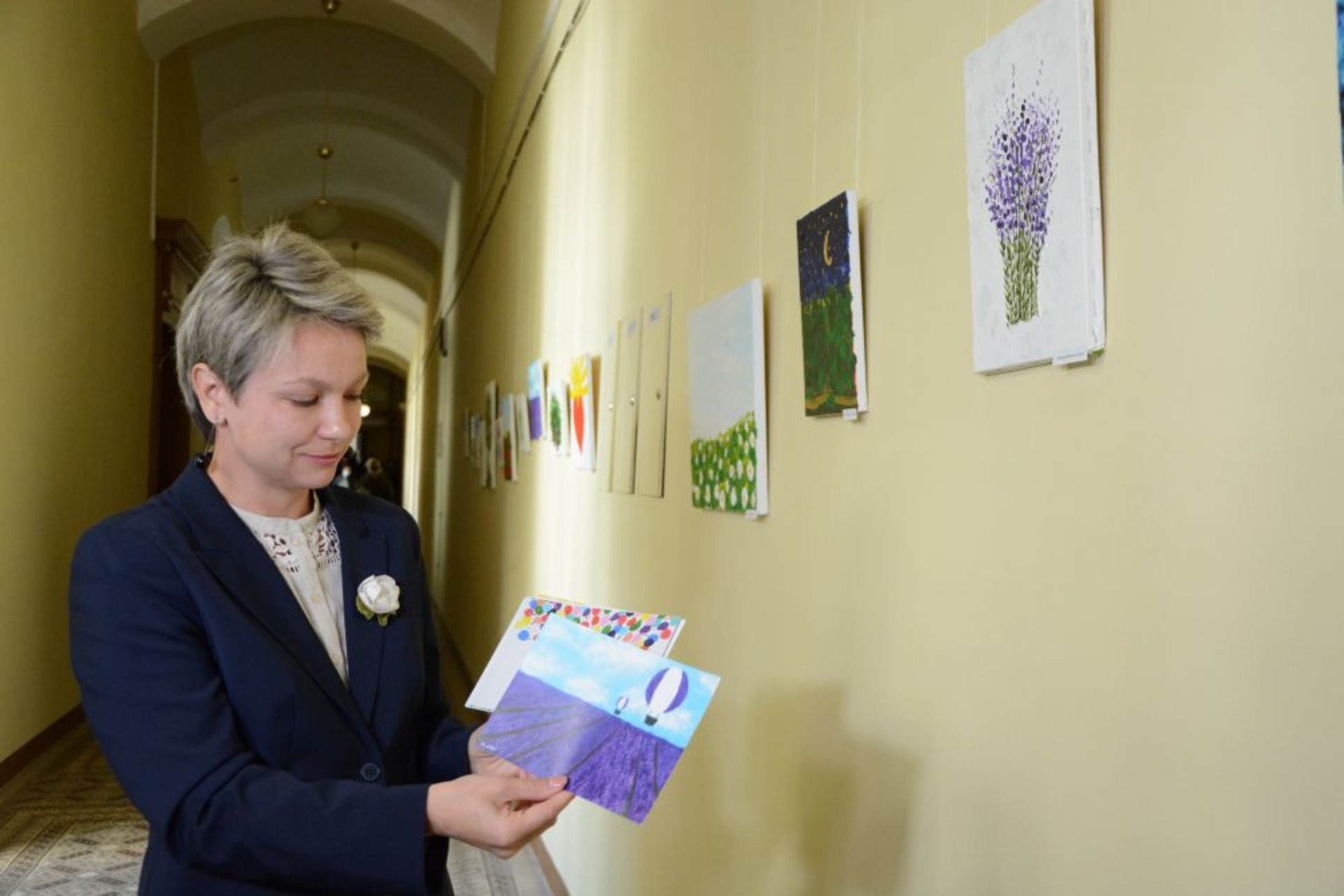 У Львові діти зі СМА створили картини на підтримку Вікторії Полюги, фото ЛМР