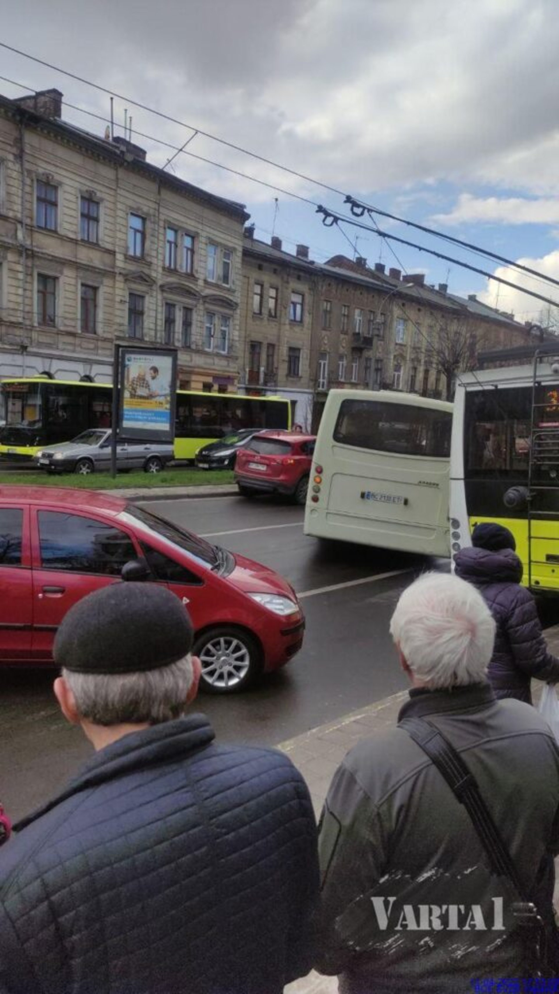 Аварія у центрі Львова