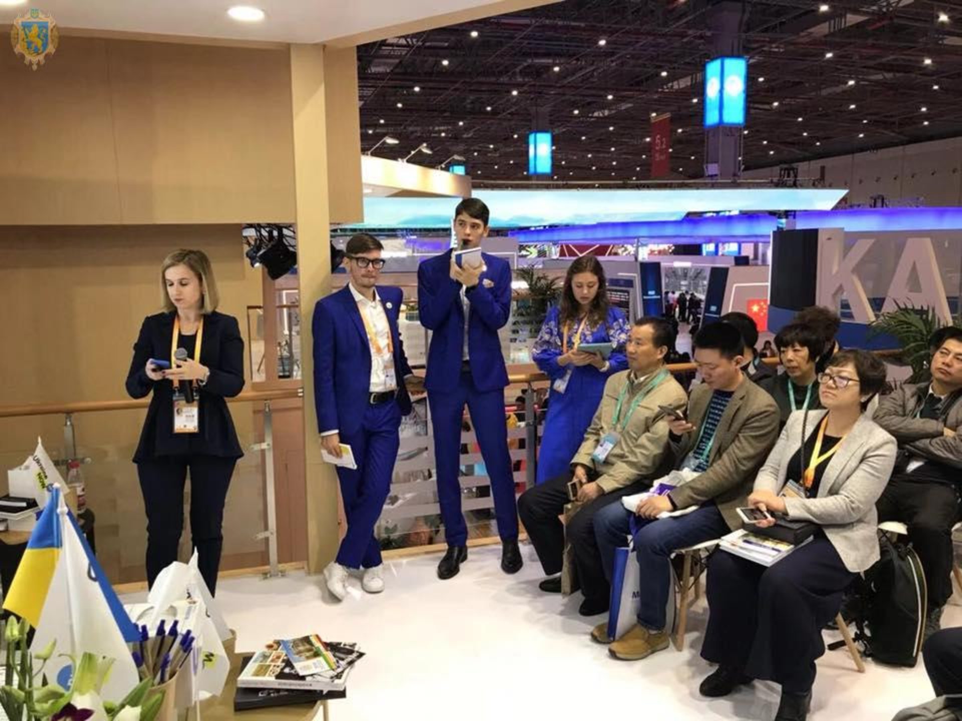 Львівщину як туристичну дестанацію презентували на виставці China International Import Expo в Шанхаї. Фото прес-служба ЛОДА.