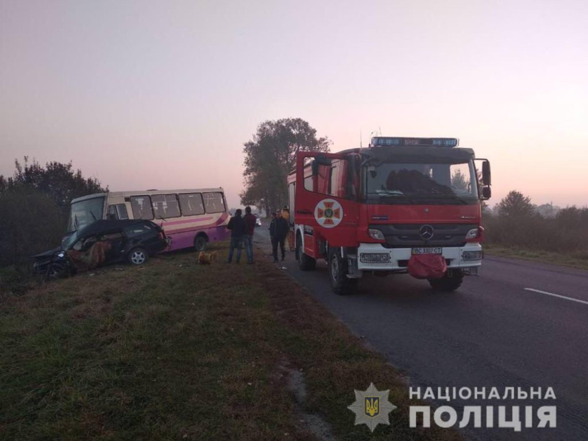 Фото з місця аварії