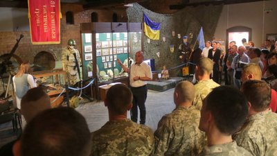 До Дня українських миротворців у Львові представили тематичну виставку (ФОТО, ВІДЕО)