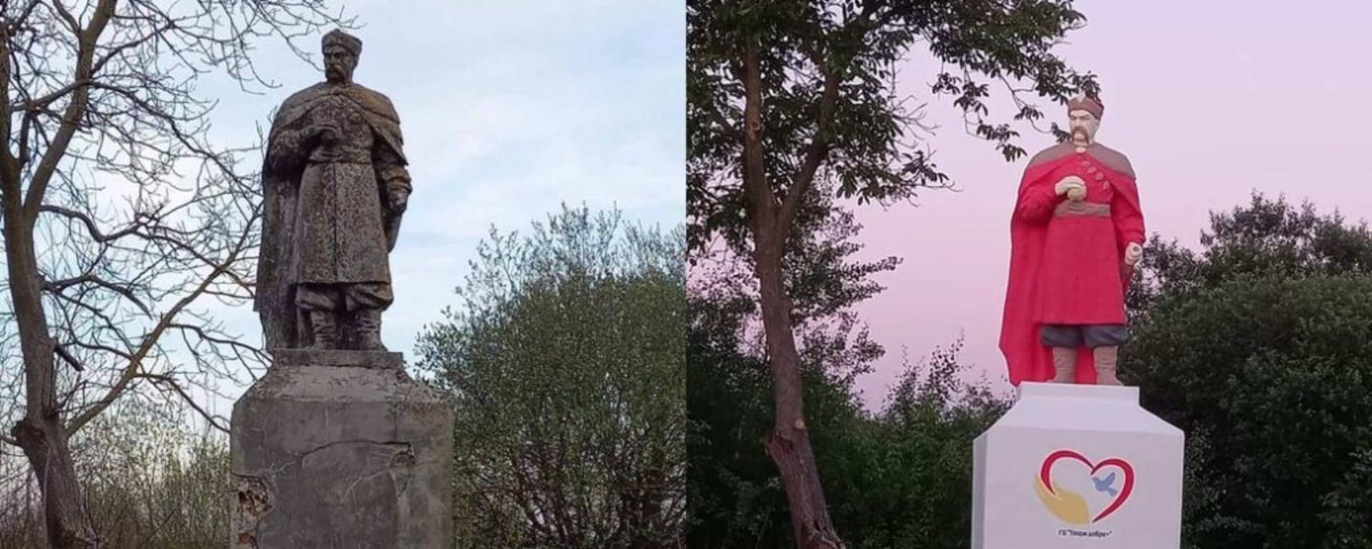 На Львівщині відреставрували пам'ятник Богдану Хмельницькому