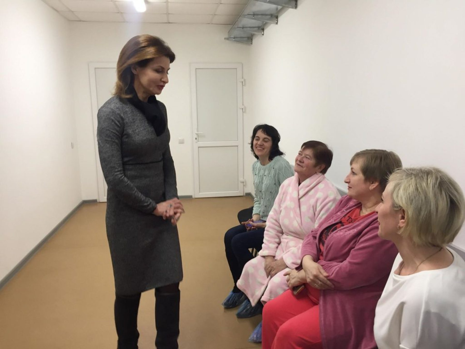 Марина Порошенко відвідала онкологічний центр у Львові. Фото 4studio