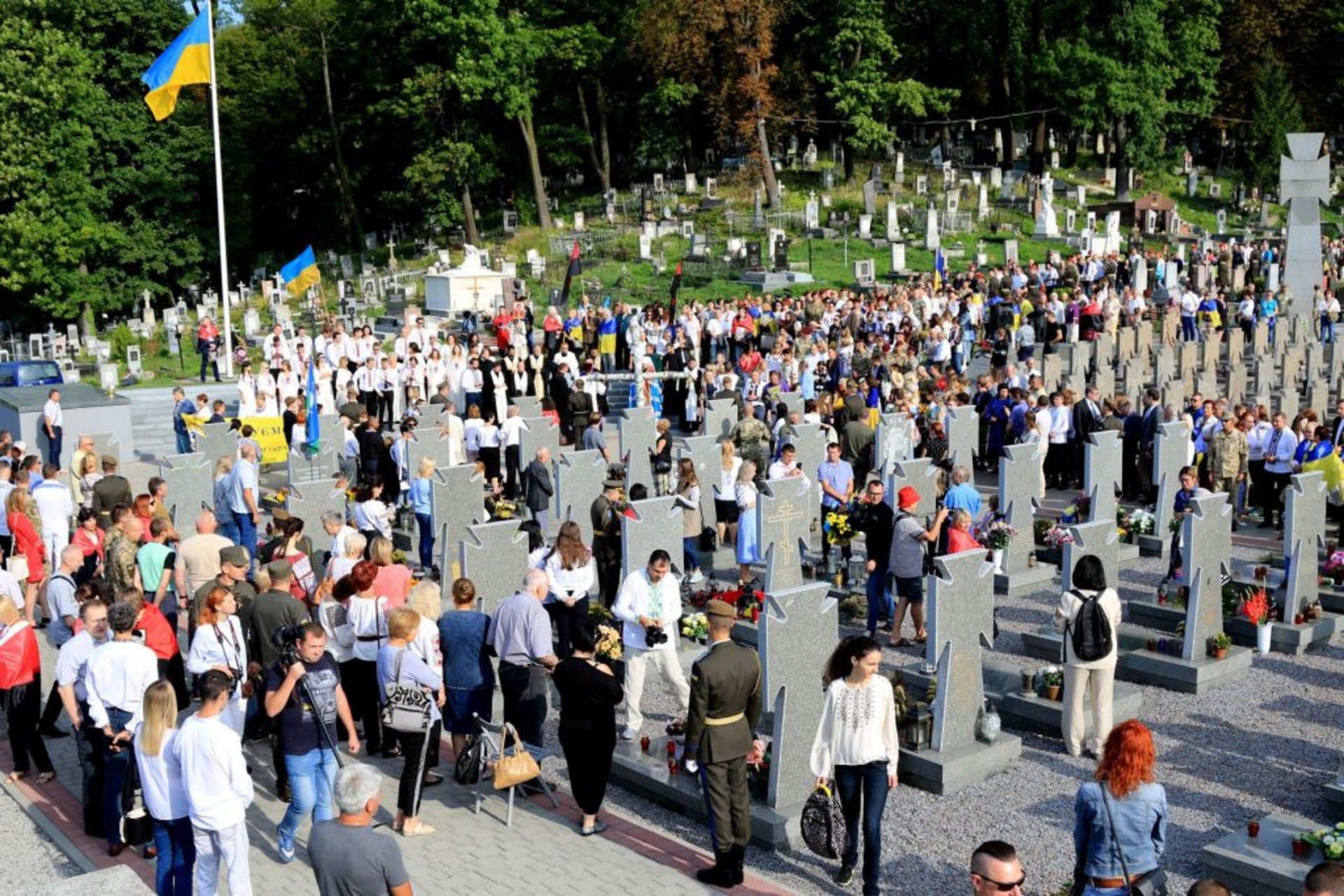 Львівщина урочисто відзначає 28-му річницю Незалежності України. Фото: 4studio.
