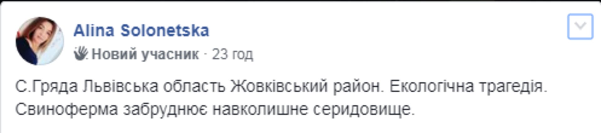 Скриншот ФБ
