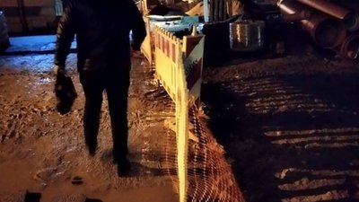 Вулиця Степана Бандери у Львові потонула у болоті (ФОТО)