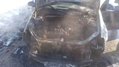 У Яворівському районі згорів автомобіль (ФОТО)