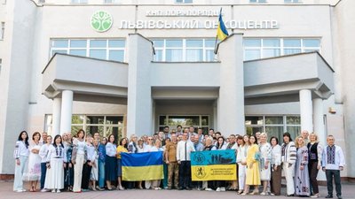 У Львівському онкоцентрі відзначили День Незалежності