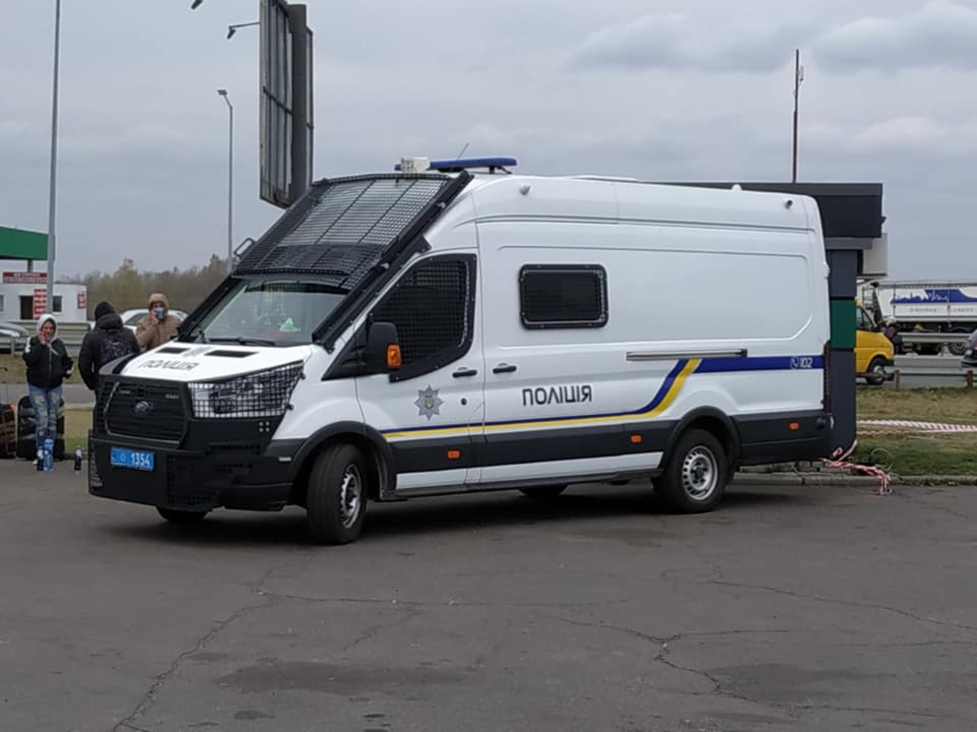 Як виглядає пункт пропуску "Краківець - Корчова" на кордоні з Польщею. Фото: Яворівська РДА.