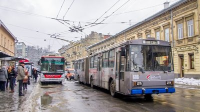 У Львові 20 квітня не курсуватимуть тролейбуси двох маршрутів