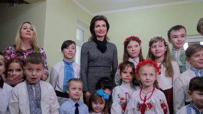 Марина Порошенко відвідала інклюзивно-ресурсний центр у Червонограді (ФОТО)