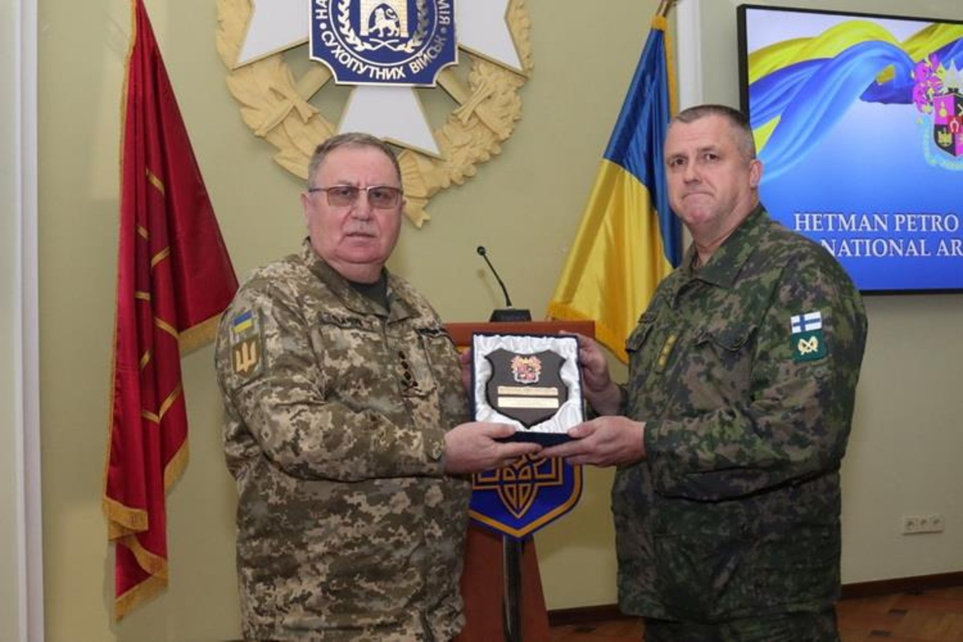 Поважні гості Національної академії сухопутних військ імені гетьмана Петра Сагайдачного