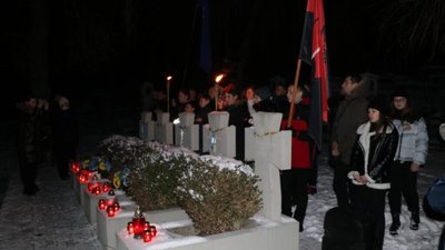 На Львівщині вшанували пам’ять членів ОУН Василя Біласа та Дмитра Данилишина